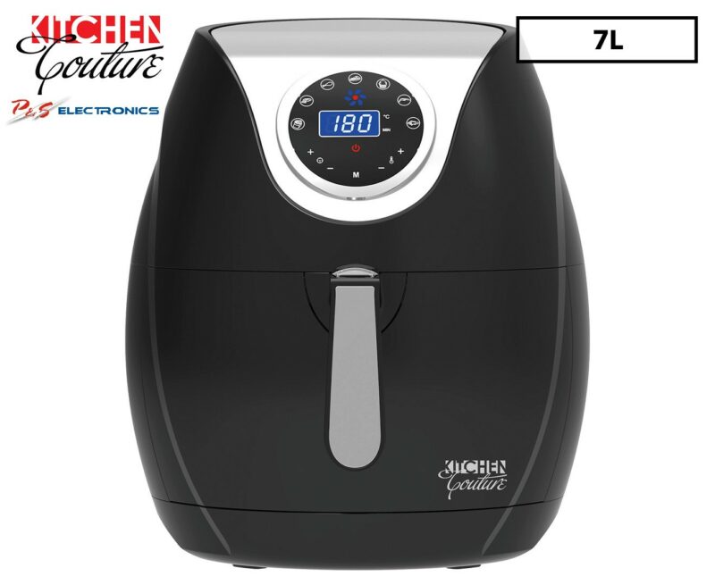 Kitchen Couture 7L Digital Air Fryer - Black/Silver _301540