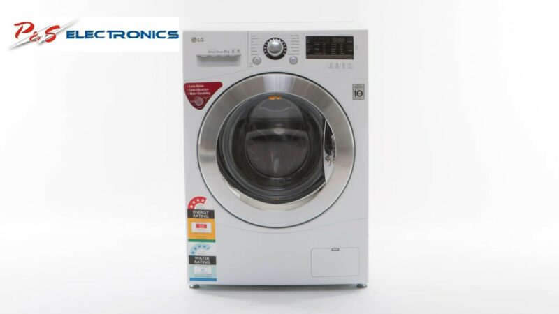 LG 8kg Front Load Washing Machine (White) _WD1408NPW