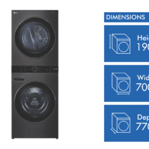 LG WashTower 17kg-10kg Combo Washer Dryer-WWT-1710B, Factory second 2nd