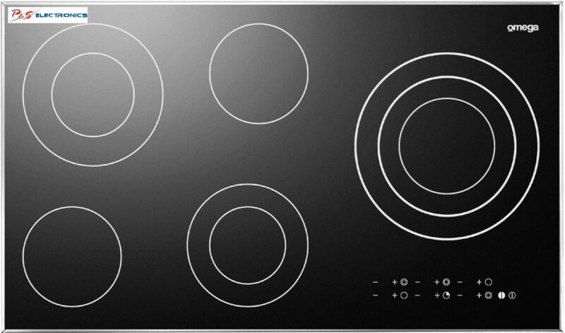 Omega 90cm 5 Zone Ceramic Electric Cooktop_OC95TXA