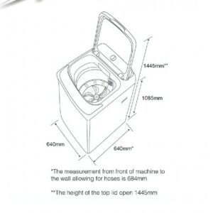 Kleenmaid 12kg Heavy Duty Top Load Washing Machine LWT1210