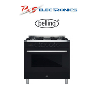 Belling BDU958DBK 90cm Dual Fuel Upright Cooker