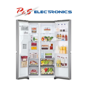 LG 635L Side by Side Frost Free Non Plumbed Fridge