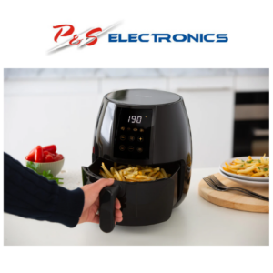 Lenoxx 3L Digital Air Fryer w/ 200°C, Non-Stick & Removable Basket