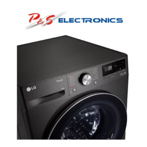 LG WV9-1408B 8kg Black Steel Front Load Washing Machine w/Steam