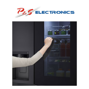 LG 635L InstaView SxS Refrigerator - GS-V600MBLC