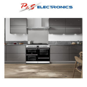 Belling Cookcentre 110cm Duel Fuel Black Freestanding Oven/Stove - BCC1100DFSS