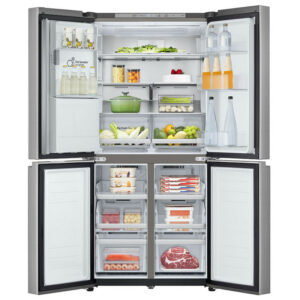 LG 506L Slim French Door Fridge with Ice and Water Dispenser, GF-L500PL, Factory Seconds