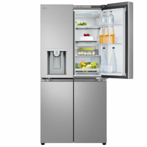 LG 506L Slim French Door Fridge with Ice and Water Dispenser, GF-L500PL, CARTON DAMAGED