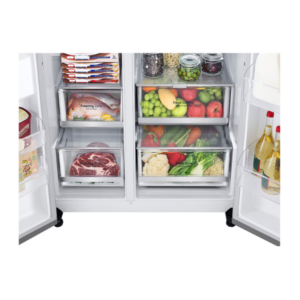 LG 635L Side By Side Refrigerator - GS-D600PLC - Carton Damaged