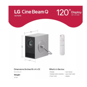 LG CineBeam Q 4K UHD Portable Projector - HU710PB