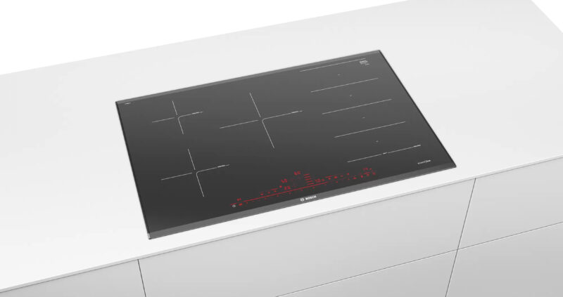 Bosch 80cm Flex Induction Cooktop - 5 Zones - Series 8 - PXV890DV5E, New