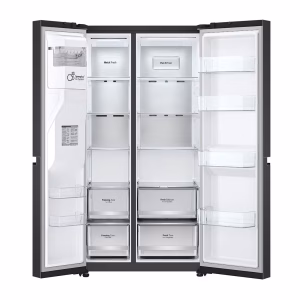 LG 635L Side By Side Refrigerator - GS-D600MBLC - Carton Damaged