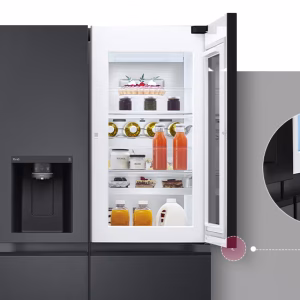 LG 635L Side By Side Refrigerator - GS-D600MBLC - Carton Damaged