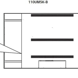 LG 2.79 m (110")UHD Large Screen Signage Display flat panel 110UM5K_ Carton Damaged