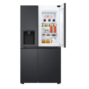 LG 635L Side By Side Refrigerator - GS-D600MBLC - Carton Damaged