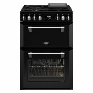 Belling Mini Richmond 60cm Dual Fuel Range Cooker Black BMR60DODFB - Carton Damaged