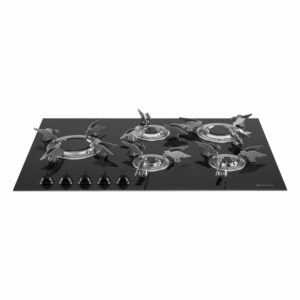 Smeg 75cm Dolce Stil Novo Aesthetic Blade Flame Natural Gas Cooktop PVL675LCNAU - Carton Damaged