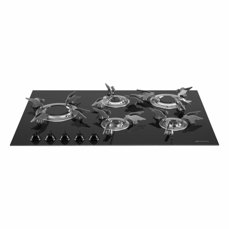 Smeg 75cm Dolce Stil Novo Aesthetic Blade Flame Natural Gas Cooktop PVL675LCNAU - Carton Damaged