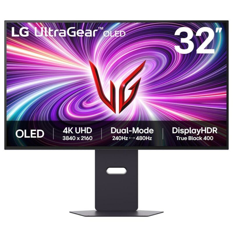 LG 32GS95UV-B UltraGear™ 32-inch Dual-Mode 4K UHD OLED Gaming Monitor - Factory Seconds