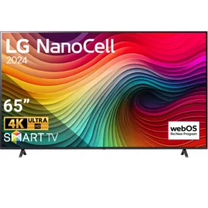 LG 65 Inch NANO81 4K UHD Nano Cell LED Smart TV 65NANO81TSA - Carton Damaged