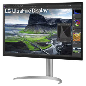 LG 32in 4K UHD Nano IPS Monitor with Built-in Speakers 32BQ85U-W - Factory Seconds