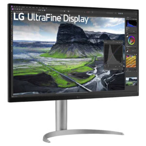 LG 32in 4K UHD Nano IPS Monitor with Built-in Speakers 32BQ85U-W - Factory Seconds