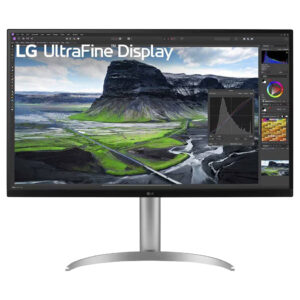 LG 32in 4K UHD Nano IPS Monitor with Built-in Speakers 32BQ85U-W - Factory Seconds