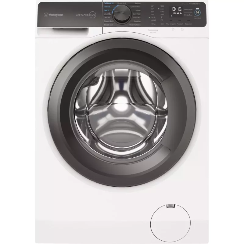 Westinghouse 9kg EasyCare Front Load Washing Machine WWF9024M5WA - Factory Seconds