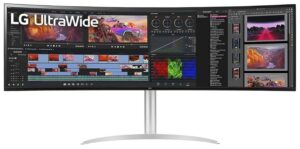 LG 49'' 32:9 UltraWide™ Dual QHD Nano IPS™ Curved Monitor_49WQ95C-W - Factory seconds