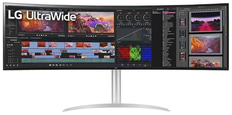 LG 49'' 32:9 UltraWide™ Dual QHD Nano IPS™ Curved Monitor_49WQ95C-W - Factory seconds