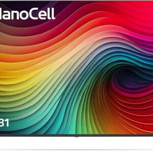 LG 65 Inch NANO81 4K UHD Nano Cell LED Smart TV 65NANO81TSA - Carton Damaged
