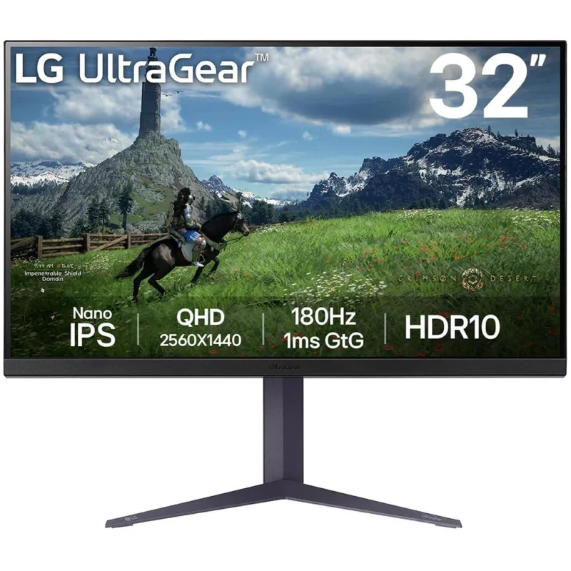 LG 32GS85Q-B 32" Nano IPS QHD 180Hz 1ms Gaming Monitor - Factory Seconds