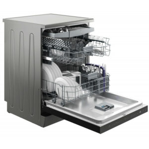 Beko 16 Place Setting Dark Stainless Freestanding Dishwasher BDF1640DX Carton Damaged