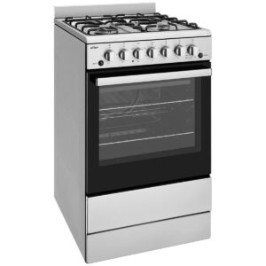 Chef 54cm Freestanding Gas Cooker Stainless Steel CFG504SCH - Factory Seconds