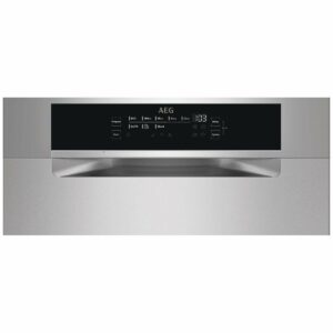 AEG 60cm Built-Under Dishwasher with ComfortRails - Stainless Steel FFE73700PM