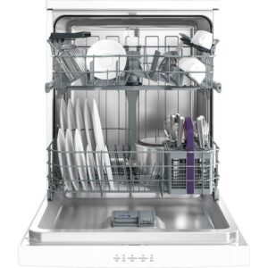 Beko 14 Place Setting Freestanding Dishwasher - White BDFB1410W Carton Damaged