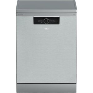 Beko 60 cm 16 Place Setting Freestanding Dishwasher Platinum Steel BDFB1630X Carton Damaged