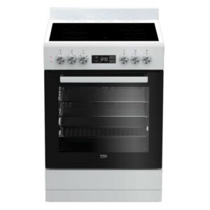 Beko 60cm Electric White Freestanding Oven BFC60VMW1, Carton Damaged
