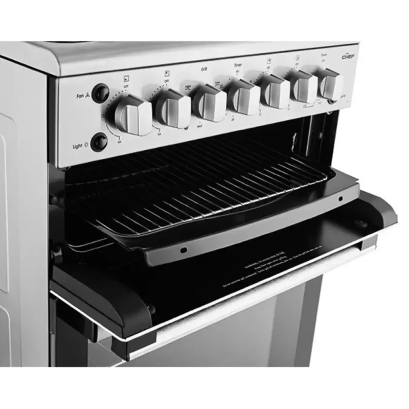 Chef CFG517SCH 54cm Stainless Steel Gas Freestanding Cooker_ Factory Seconds