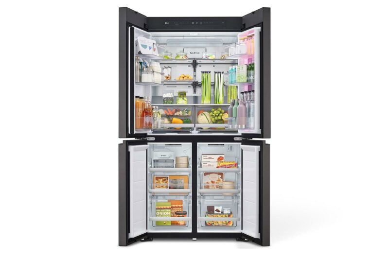 LG 617L MoodUP InstaView French Door Fridge with Built-in Bluetooth Speaker_GF-MV600- Factory seconds