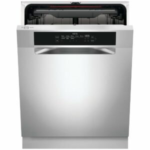 AEG 60cm Built-Under Dishwasher with ComfortRails - Stainless Steel FFE73700PM