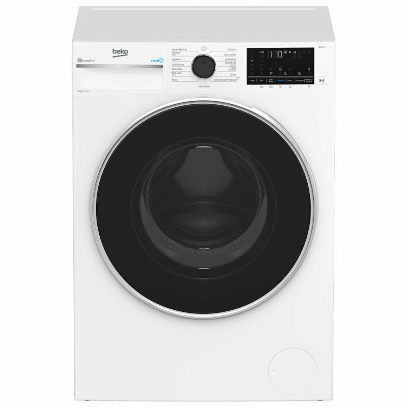 Beko 8kg 1400Rpm Front Load Washing Machine with Steam-BFLB8020W - Carton damage