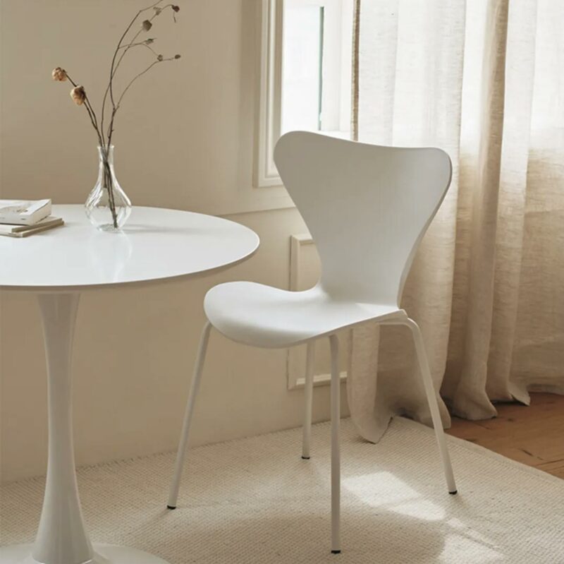 Seven Dining Chair - Pure White