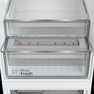 Hitachi 323L Bottom Mount Fridge - Pearl Steel HRBN6340EXAU- Carton Damaged