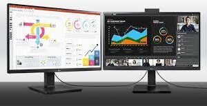 LG 27"QHD (2560x1440) IPS Monitor with Built-in Webcam & Mic_27BQ75QC-B -Factory Seconds