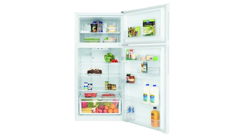 Kelvinator 503L Pocket Handle Right Hinge Top Mount Fridge KTM5402WC-R_ Factory Seconds