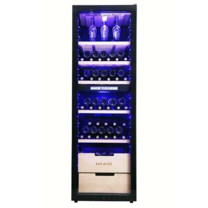 Lecavist LCS230VN2Z1D 226 Bottle Dual Zone Wine Fridge - Carton Damaged