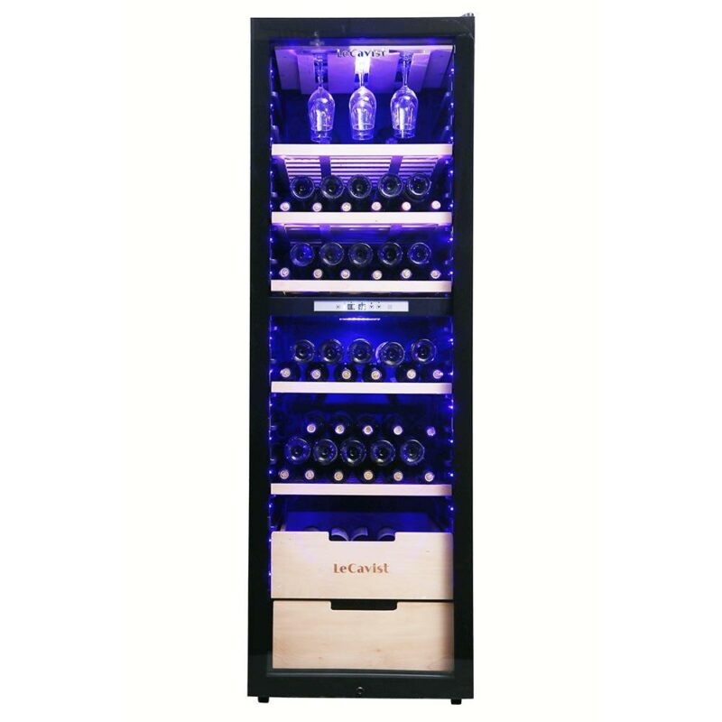 Lecavist LCS230VN2Z1D 226 Bottle Dual Zone Wine Fridge - Carton Damaged