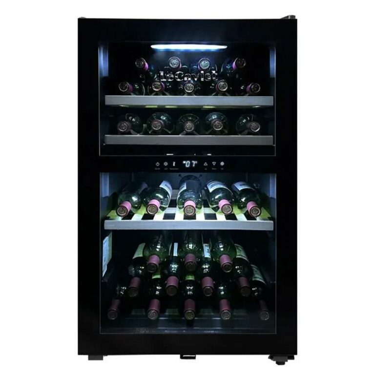 LeCavist LKS56VN2Z 118L Double Zone 56 Bottle Wine Fridge - Carton Damage